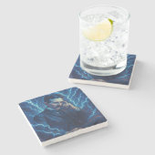 Nikola Tesla - Blitzende Untersetzer (Seitenansicht)