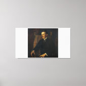 Nikola Tesla Blue Print Leinwanddruck (Vorderseite)