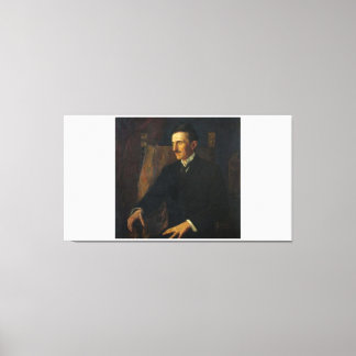 Nikola Tesla Blue Print Leinwanddruck