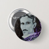 Nikola Tesla Button (Vorne & Hinten)