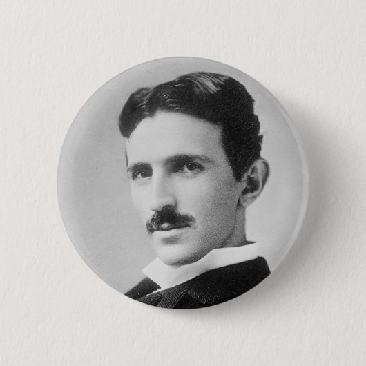 Nikola Tesla Button (Vorderseite)