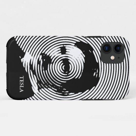 Nikola Tesla Case-Mate iPhone Hülle (Rückseite (Horizontal))