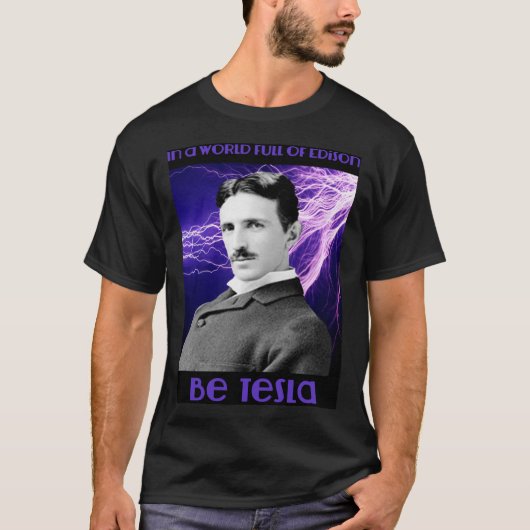 NIKOLA TESLA Classic607png607 T-Shirt (Vorderseite)
