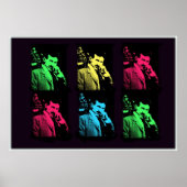 Nikola Tesla Collage Poster (Vorne)