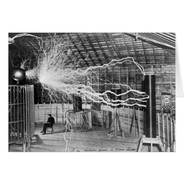 Nikola Tesla, Colorado Springs, 1899 (Vorderseite (Horizontal))