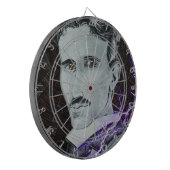 Nikola Tesla Dartscheibe (Vorderseite Links)
