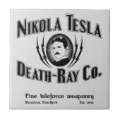 Nikola Tesla Death-Ray Co. Fliese (Vorderseite)