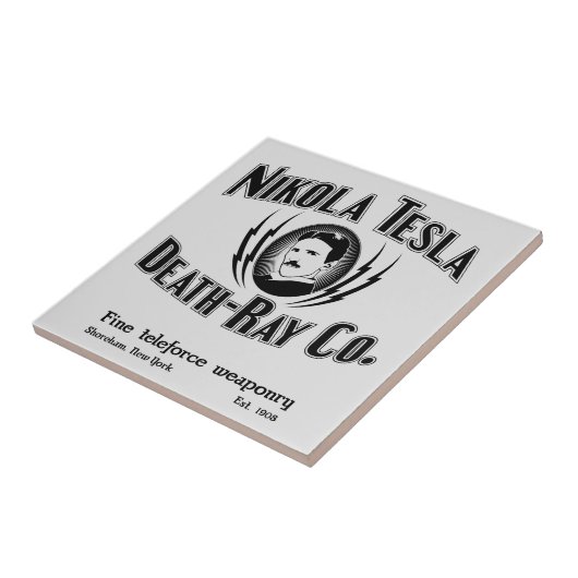 Nikola Tesla Death-Ray Co. Fliese (Seite)