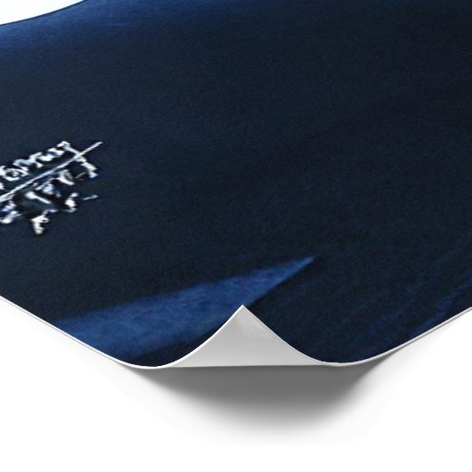 Nikola Tesla demonstriert Wireless-Power C 1900 Poster (Ecke)