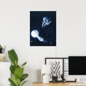 Nikola Tesla demonstriert Wireless-Power C 1900 Poster (Heimbüro)