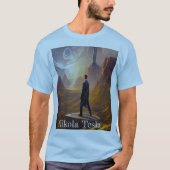 Nikola Tesla der beste Ingenieur T-Shirt (Vorderseite)