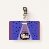 Nikola Tesla, der Erfinder von Genius Ausweis (Vorderseite mit Klammer)