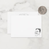 Nikola Tesla Drawing Blank All Occasion Mitteilungskarte (Vorderseite/Rückseite Beispiel)