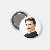 Nikola Tesla Electrical Genius Magnet (Vorderseite/Rückseite)