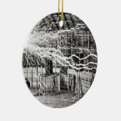 Nikola Tesla Electricity Keramik Ornament (Rechts)