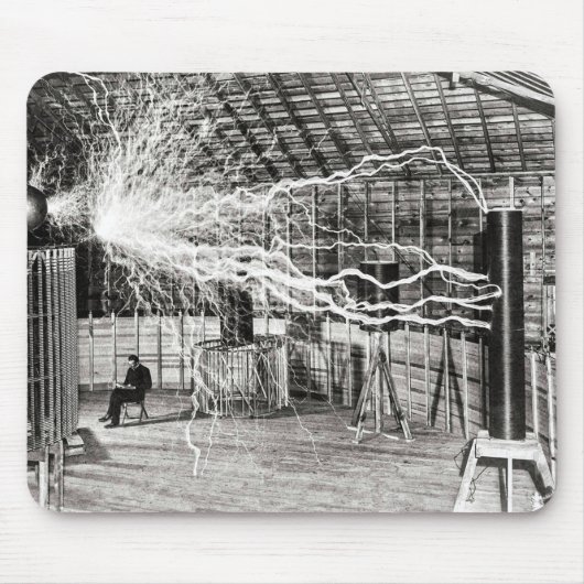 Nikola Tesla Electricity Mousepad (Vorne)