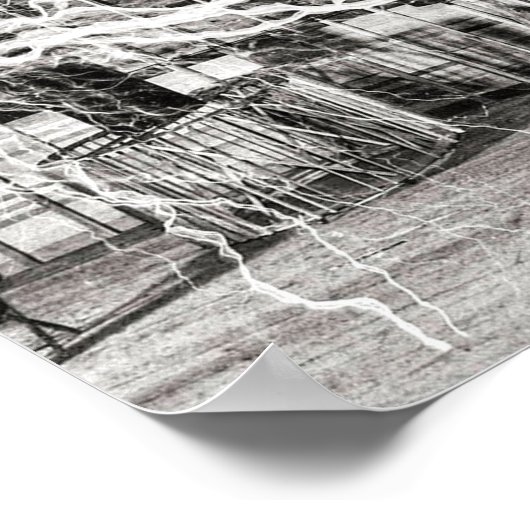 Nikola Tesla Electricity Poster (Ecke)