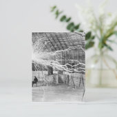 Nikola Tesla Electricity Postkarte (Stehend Vorderseite)