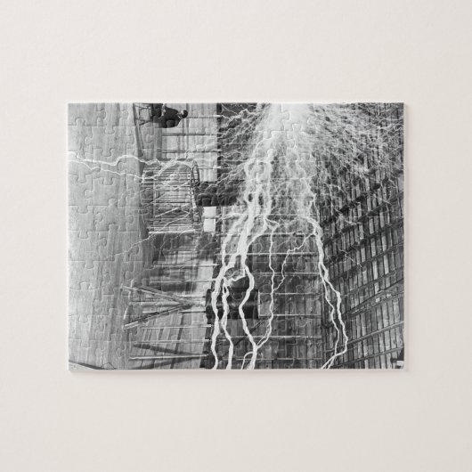 Nikola Tesla Electricity Puzzle (Horizontal)