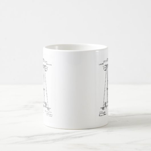 Nikola Tesla-Energie-Getriebe Pantent US1119732 Kaffeetasse (Mittel)