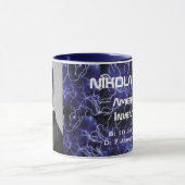Nikola Tesla Erfinder-Kaffee-Tasse Tasse (Zentrum)