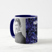 Nikola Tesla Erfinder-Kaffee-Tasse Tasse (Vorderseite Links)