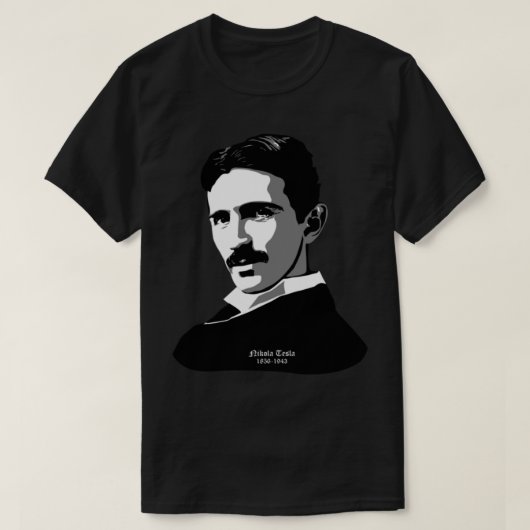 Nikola Tesla Essential T - Shirt (Design vorne)