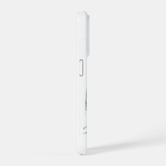 Nikola Tesla Face iPhone Hülle (Rechte Seite)