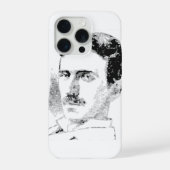 Nikola Tesla Face iPhone Hülle (Rückseite)