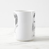 Nikola Tesla Gesicht Kaffeetasse (Mittel)
