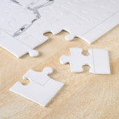 Nikola Tesla Gesicht Puzzle (Seite)