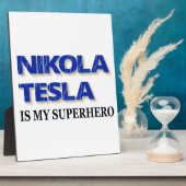 Nikola Tesla ist mein Superheld Fotoplatte (Seite)