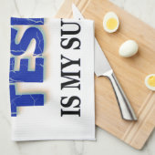 Nikola Tesla ist mein Superheld Handtuch (Viertel Falte)