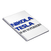 Nikola Tesla ist mein Superheld Notizblock (Rechte Seite)