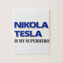 Nikola Tesla ist mein Superheld Puzzle