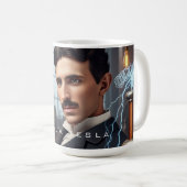 Nikola Tesla Kaffeetasse (VorderseiteRechts)