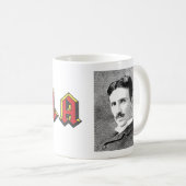 Nikola Tesla Kaffeetasse (VorderseiteRechts)