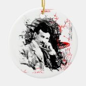 Nikola Tesla Keramikornament (Vorne)