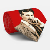 Nikola Tesla Krawatte (Gerollt)