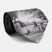 Nikola Tesla Krawatte (Gerollt)