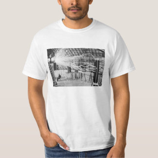 Nikola Tesla-Laborstrom-Bild T-Shirt