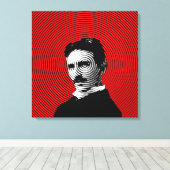 Nikola Tesla Leinwanddruck (Insitu (Holzboden))