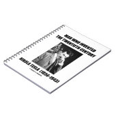 Nikola Tesla Man Wer das 20. Jahrhundert erfunden Notizblock (Linke Seite)