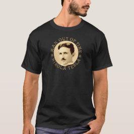 Nikola Tesla - Mann aus der Zeit - Altes Gold - ZZ T-Shirt
