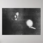 Nikola Tesla mit Glühbirne, 1894 Poster (Vorne)