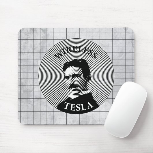 Nikola Tesla Mousepad (Mit Mouse)