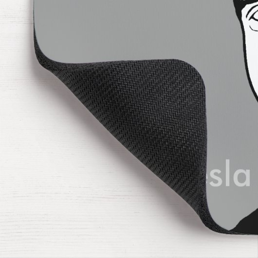 Nikola Tesla Mousepad (Ecke)