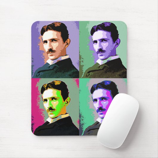 Nikola Tesla Mousepad (Mit Mouse)