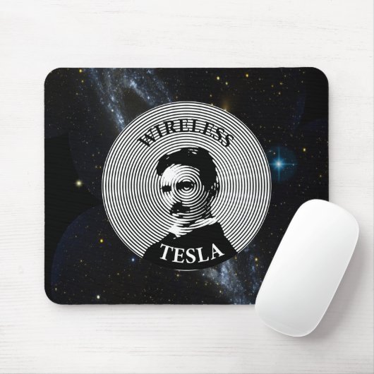 Nikola Tesla Mousepad (Mit Mouse)