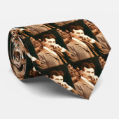 Nikola Tesla muster - Krawatte (Gerollt)